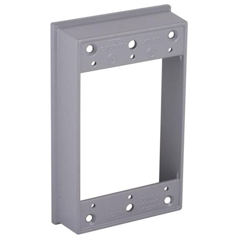 metal outlet box extension|lowe's outlet box extender.